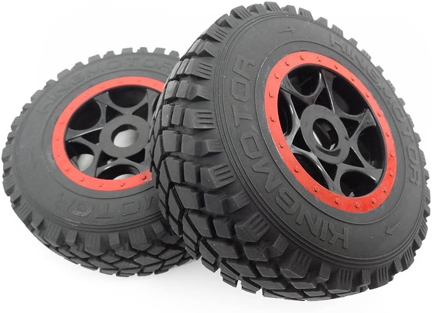 1/8 Scale King Motor Explorer 1 & 2 Wheels Rims Tires foams, 17mm Hex HPI Apache