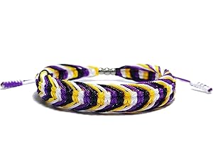 LAMIBEE Bisexual Pansexuality LGBT Proud Love Tibetan Wrist Wrap Bracelet | Amulet and Boho Rope Bracelet Bangles for Women Men Thread for Him and Her