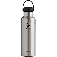 Hydro Flask Water Bottle | Stainless Steel & Vacuum Insulated | Standard Mouth with Leak Proof Flex Cap| Multiple Sizes & Colors
