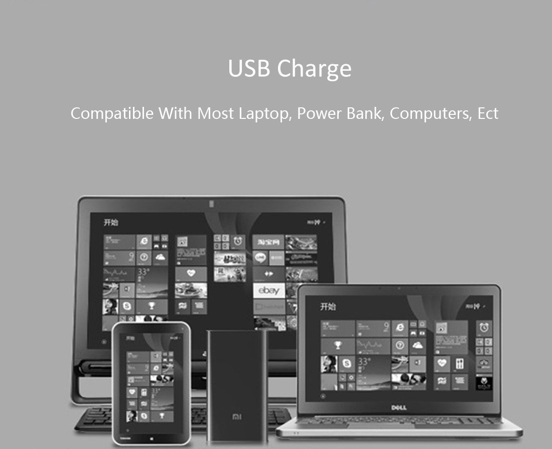 Homate Candle Lighter, USB Rechargeable Lighter with a Hook for Handy Storage, Multi-purpose Electronic Arc Lighter – (B-black)