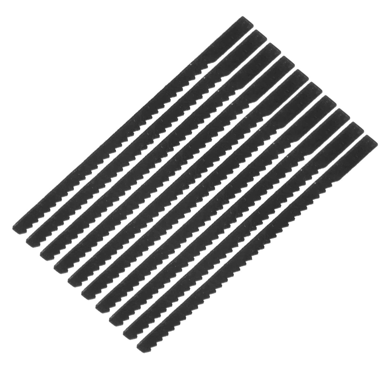 10pcs Mini Jigsaw Machines Accessory Soft Material Jigsaw Blade for Metal Thin Sheet Steel Aluminum Cutting Jig Saw Blades