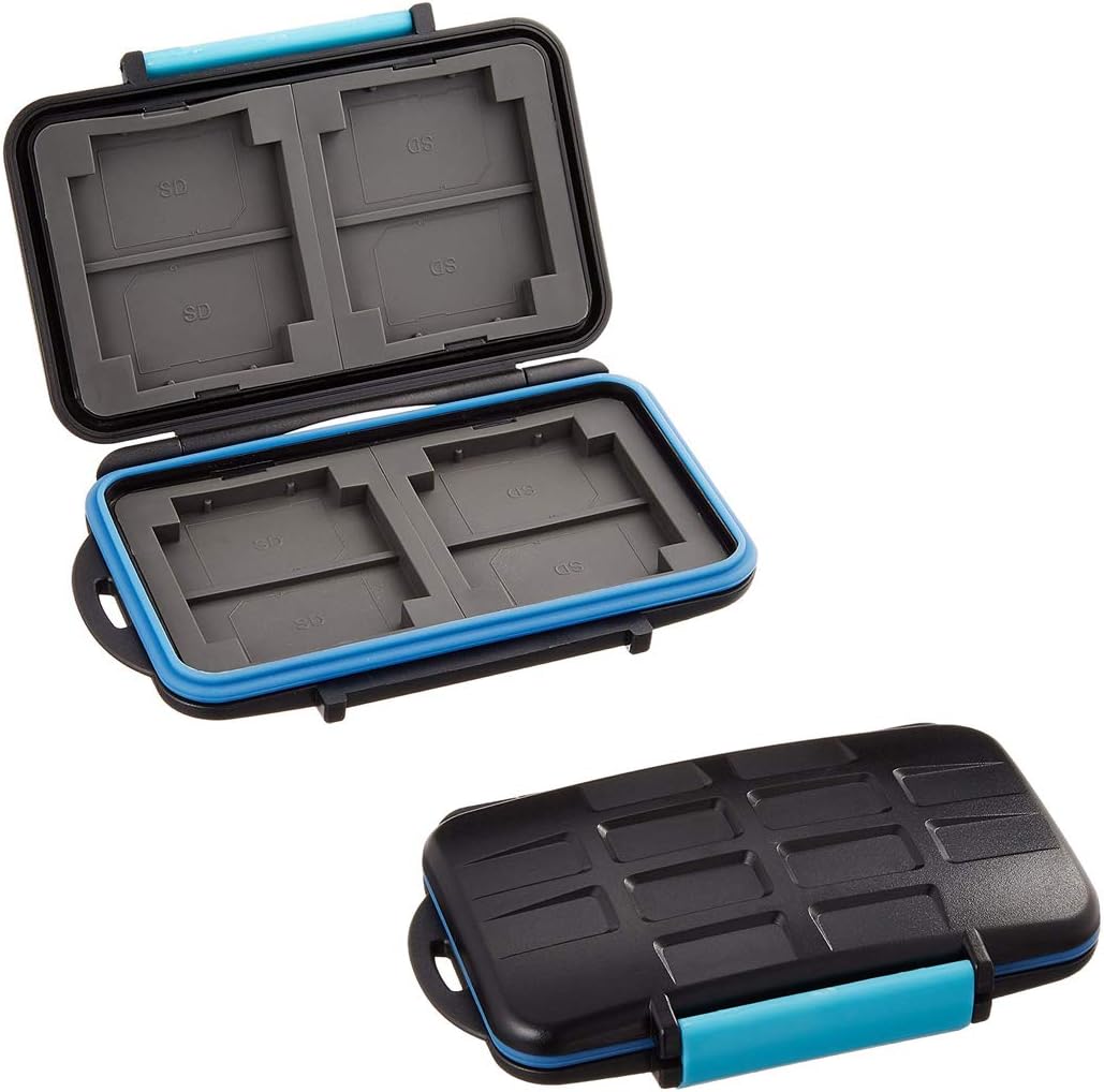 KING OF FLASH Anti-shock Waterproof Memory Card Case Holder Hard Storage 4x CF (Compact Flash) 8x SD/SDHC (Secure Digital) MC-2 - Image 3