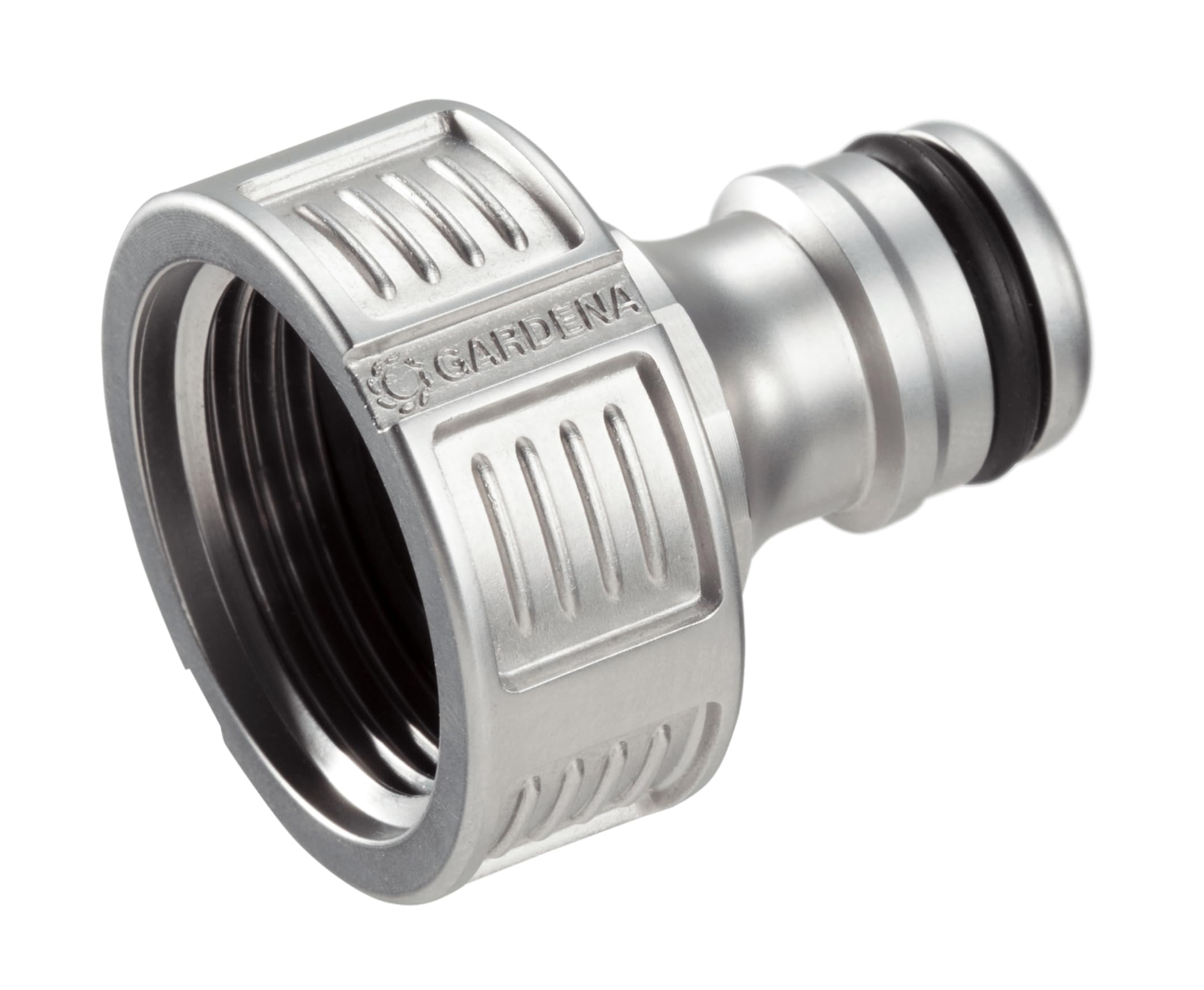 Gardena Premium Tap Connector, 26.5 mm (G 3/4 inch): Adapter for taps, Frost-Resistant, Packaged (18241-20)