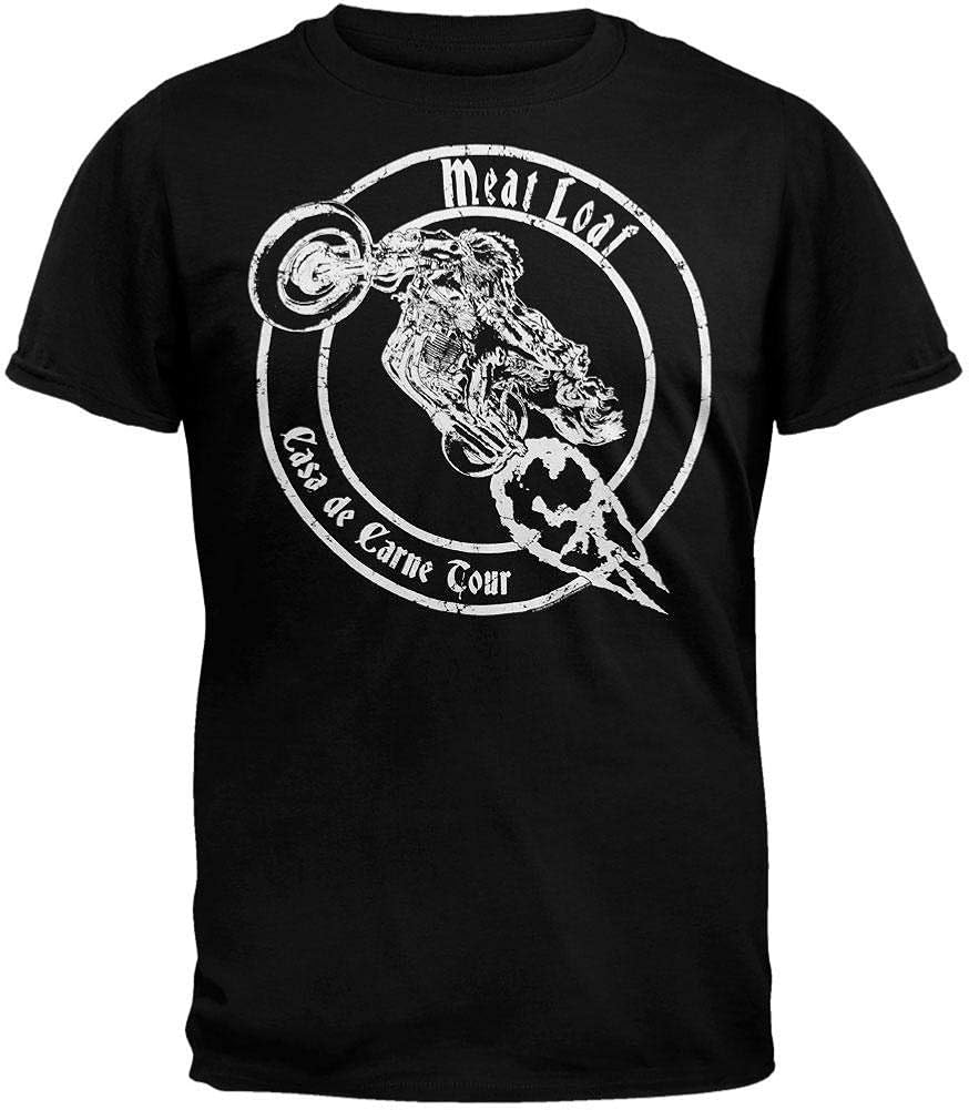 Meat Loaf Casa De Carne Tour Soft TShirt Black Clothing
