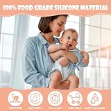 Aolso Dummy Holder 2Pcs Silicone Pacifier Case Apricot Bean Paste view 4