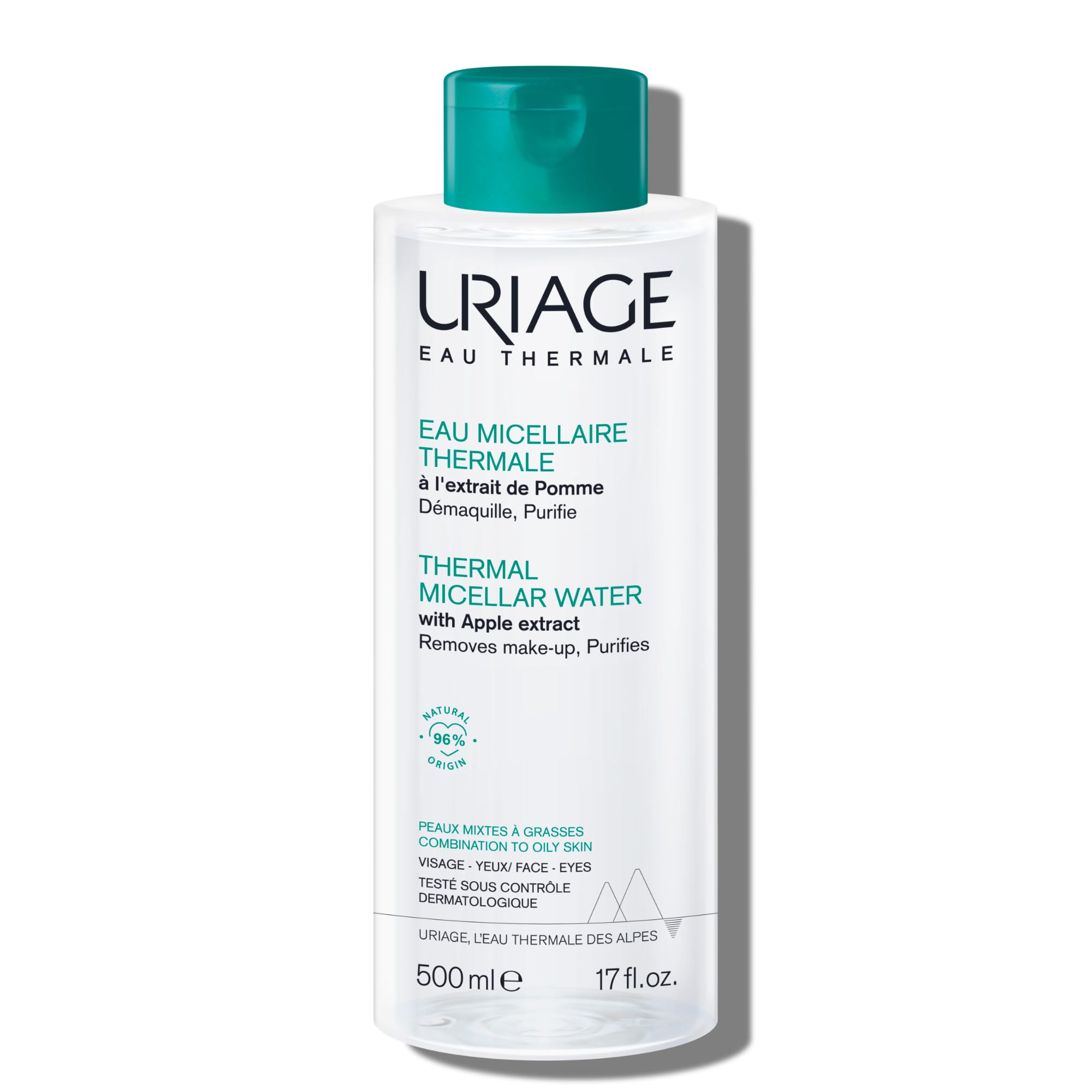 Thermal Micellar Water by Uriage Eau Thermale For Combination & Oily Skin 500ml