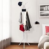 Youyijia Coat Stand 12 Hooks 3 Tier Freestanding Metal Hanger White view 3