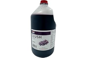 ZippySweets - Grape Flavour Slushy Machine Syrup, 1 Gallon, 5:1 Slushie Syrup Concentrate, Ideal for Home and Commercial Slus