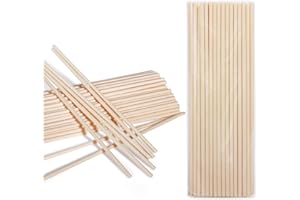 L'odeur Vill 100PCS Reed Diffuser Sticks, 4mm * 7.87 Inch(20cm) Fiber Sticks Essential Oil Aroma Diffuser Sticks Refill Replacement for Aroma Fragrance(Natural Color)