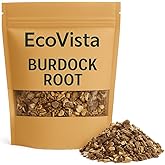 Burdock Root, 8 oz Bulk Bag – Cut & Sifted, Herbal Ingredient for Tea, Soups & Stews – Non-GMO, Caffeine-Free, Kosher Certified