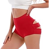 Womens High Waist Cutout Booty Shorts Strappy Scrunch Mini Hot Pants Ripped Butt Lift Yoga Sport Rave Dance Bottoms