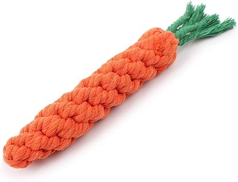 Amazon Co Jp ペット用品 ペットの犬のおもちゃにんじんの形ロープ子犬チューおもちゃおもちゃティースクリーニング屋外楽しいトレーニング オレンジ Sianding ペット用品