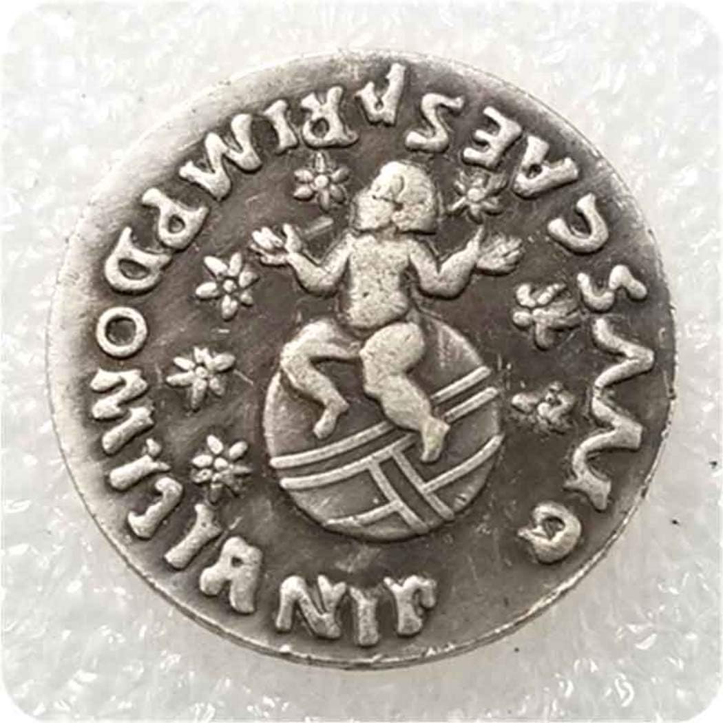 FKaiYin Ancient roman Old coin - Philosopher King - Roman Empire Coin - Roman Coinage -Commemorative Coin-Uncirculated Hobo Nickel Coin-Copy Type Future experience