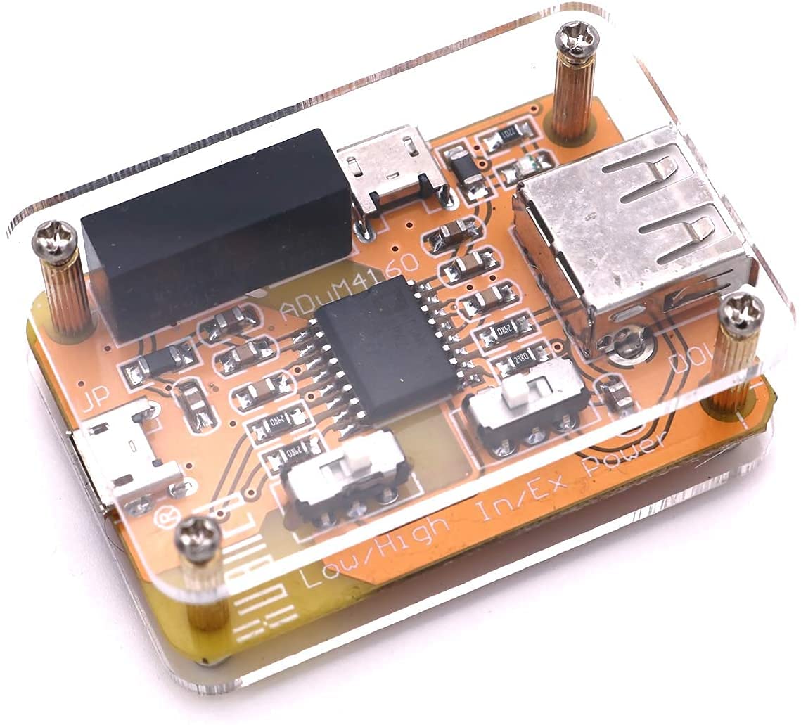 Fasizi USB Isolator 1500V Isolator ADUM4160 USB to USB Isolator Module Audio Noise Eliminator Industrial Isolator Protection