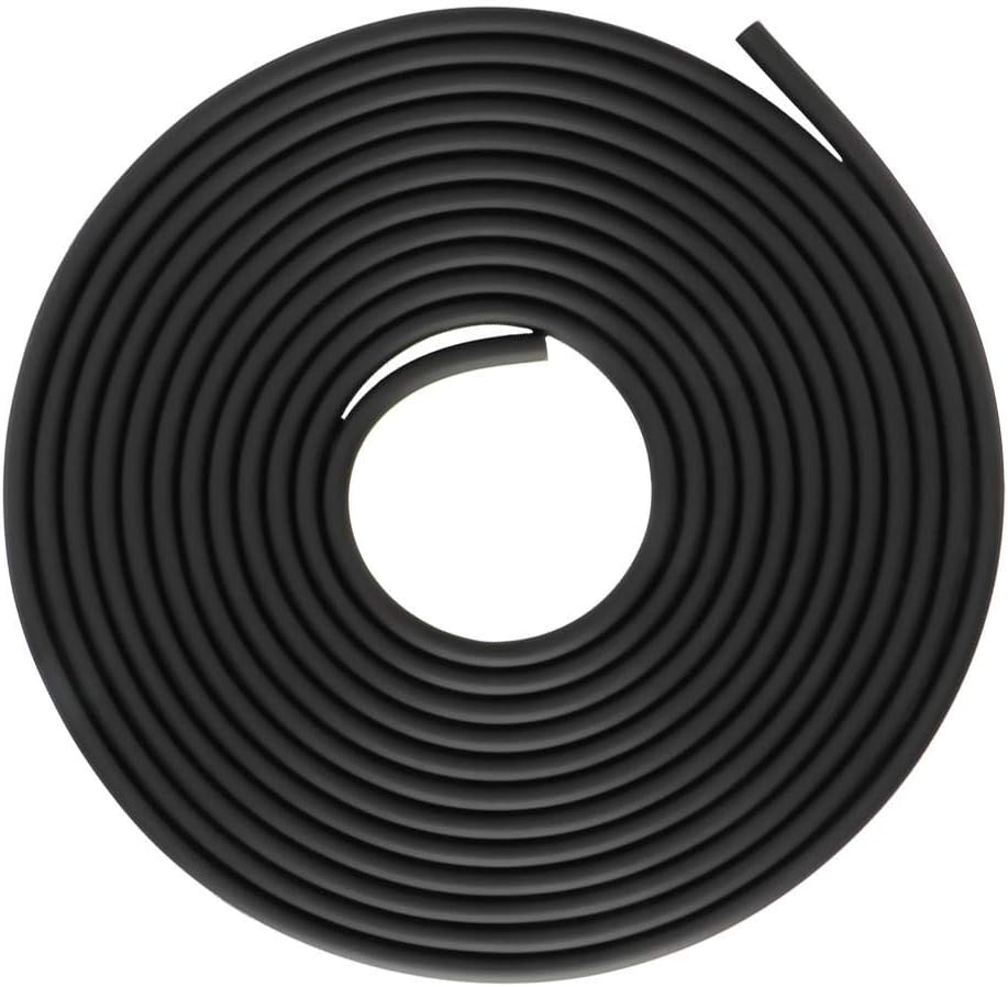 Aquarium Fish Tube Pipe Airline Air Pump 5m Aquarium Air Pump Tube Soft Silicone Oxygen Hose for Fish Tank(Black)