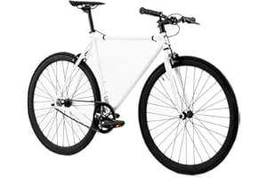 Golden Cycles Fixed Gear Single Speed Bike - Perfect Urban Commuter Bicycle with Front and Rear Brakes - Ideal for Teens and Adults - The Bike Comes in Different Sizes