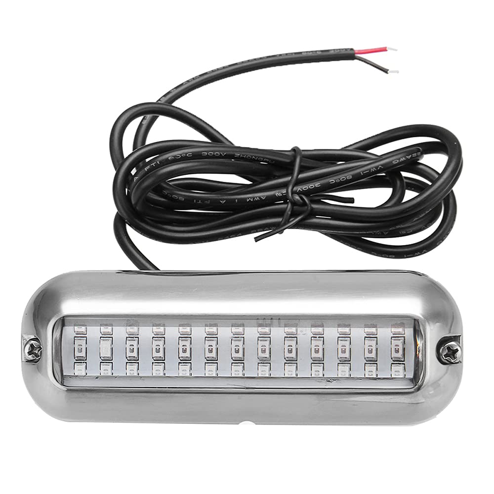 ANCLLO 3.5inch 27LED Blue Underwater Boat Lights Pontoon Marine Transom Lights for Swiming Driving Fishing