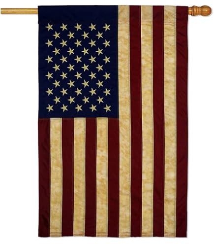 Papel Con La Bandera Americana Antigua Bandera De Eados Unidos Y