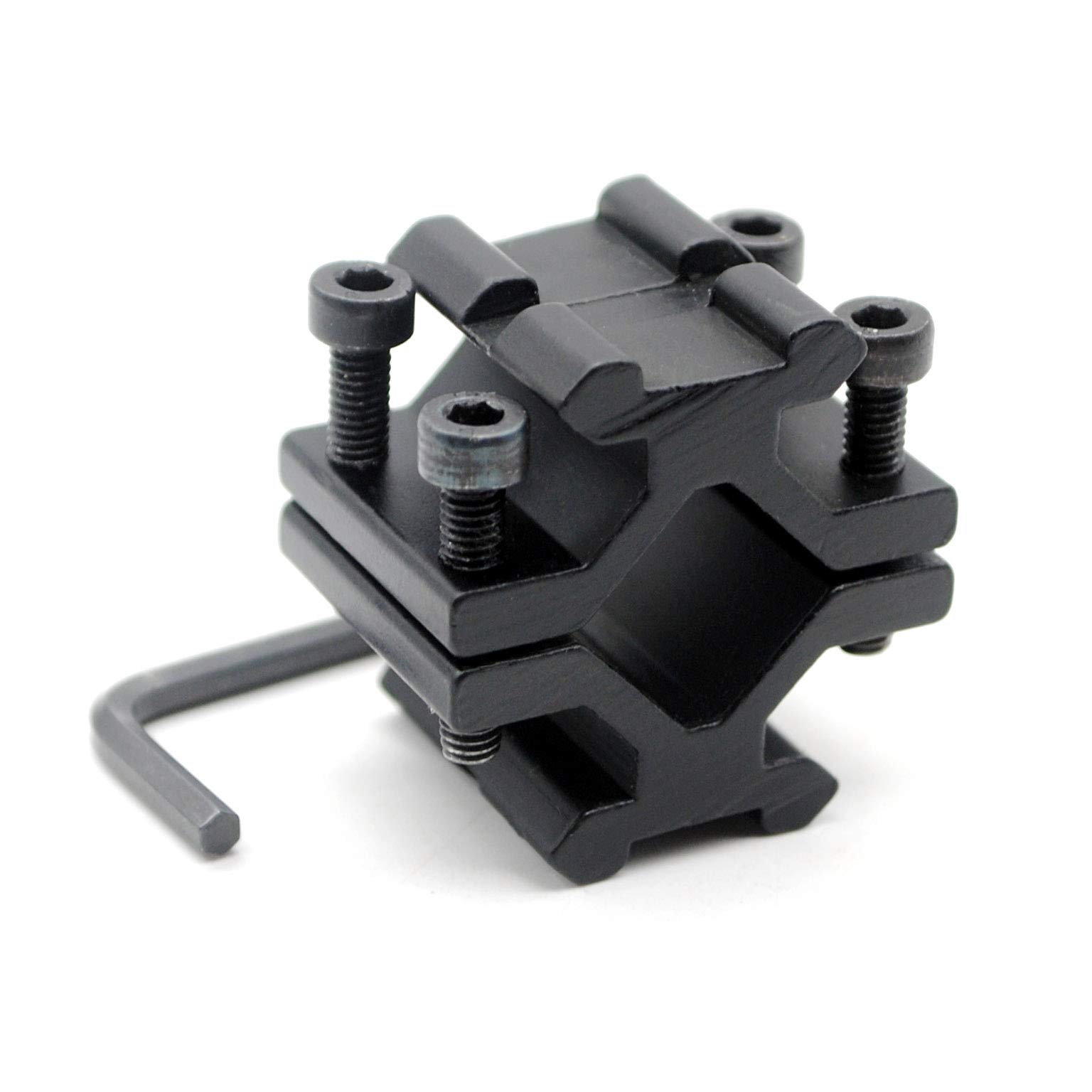 TRIROCK Universal 20mm Picatinny/weaver Rail Dual Sides Picatinny Rails Adjustable Rifle Barrel Mount Tube Adapter Converter