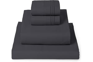 Mellanni Queen Sheets Set - 4 PC Iconic Collection Bedding - Hotel Luxury, Extra Soft, Cooling Bed Sheets - Wrinkle, Fade, St