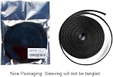 Alex Tech 25ft 1/2 inch Black PET Expandable Braided Cable Sleeve Wire view 6