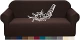 Granbest Premium Water-Repellent 4 Seater Sofa Slipcover Chocolate