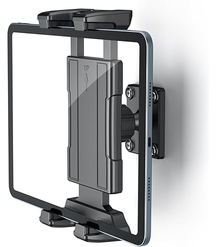 MoKo Support Tablette Jusqu'à 11", Support Douche Étanche Anti-buée Avec Écran Tactile Pour IPad 10.2 10th/2022/iPad Pro 11 2022, Support De Téléphone Mural Rotatif Pour Salle De Bain - Transparent