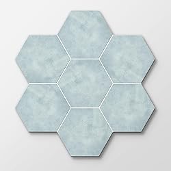 Alwayspon 12Pcs Hexagon LVT Flooring Peel and Stick