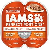 iams perfect portions healthy adult grain free wet cat food pate 24 twin packs 