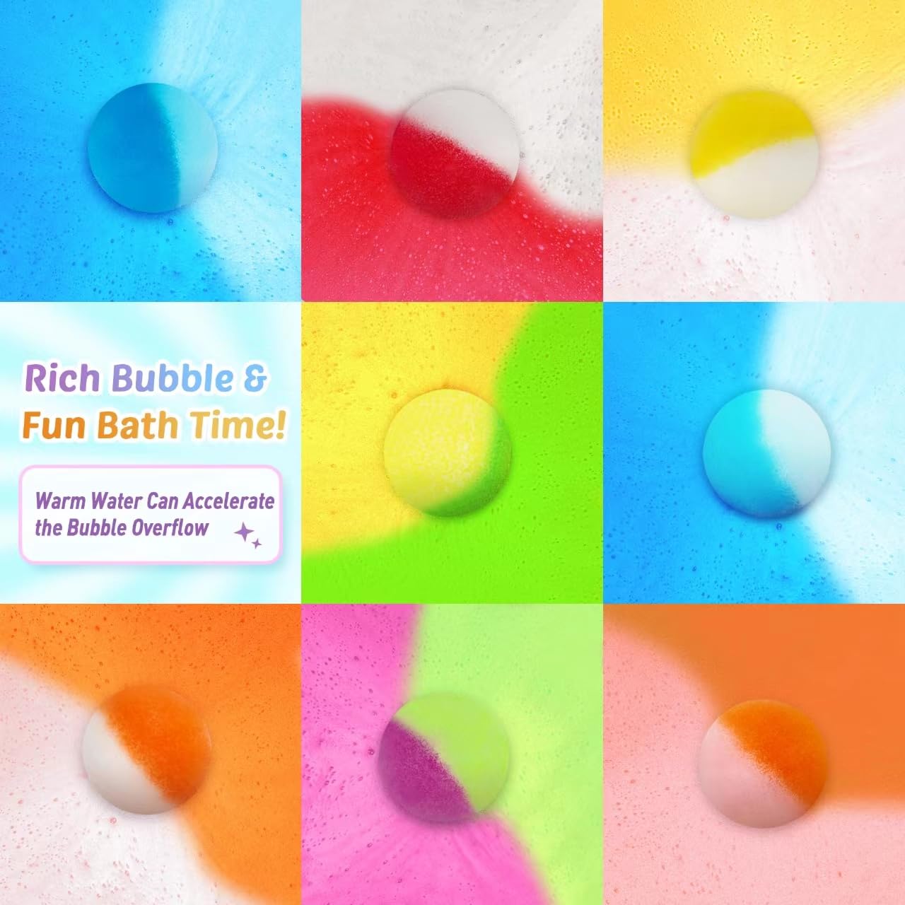 Bath Bombs for Kids with Toy Inside, 36 Pcs Bath Bombs with Glow in The Dark Dinosuar, Animal and Ocean Surprise Inside, Handmade Organic Bubble Bath Ball Gift Set for Birthday, Halloween, Christmas - Image 5