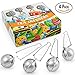 4 Pack Gift Set Tea Infuser with Long Handle for Loose Leaf - Cup, Mug, Tea Pot, Pitcher by Hohich - Strainer, Mesh Ball Steeper & Stainless Steel Filter, Pincer, Tea Maker, Tong