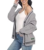 CAMNOW Womens Knit Cardigan Sweater Star Print