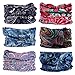 LOTUYACY Outdoor Wide Headband,Neck Gaiter Windproof Scarf Sunscreen Breathable Bandana for Men&Women,Multi Function Headwear