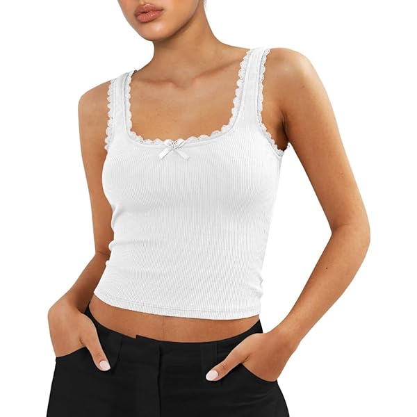 トップス S lace layered camisole SofTech Stretch Lace Detail Cami – Cuddl Duds