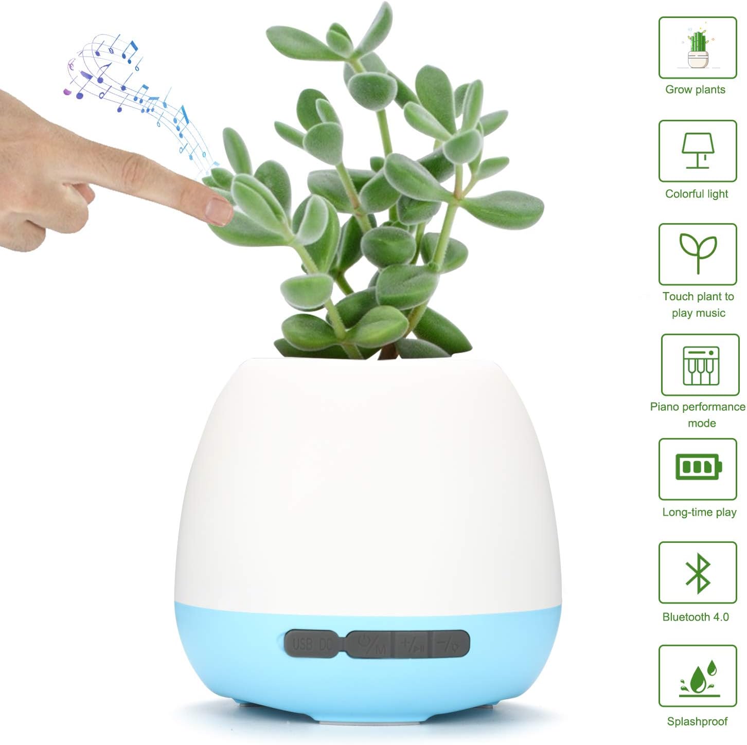 bluetooth flower pot