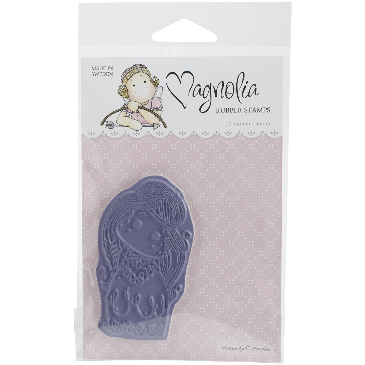 Magnolia Bohemian Collection Cling Stamp 6.6 x 3.75-inch Package Volang Dress Tilda, Acrylic, Multicolour, 17.14x9.52x0.63 cm