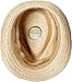 Tommy Bahama Men's Burned Raffia Fedora, Natural, Large/X-Large
