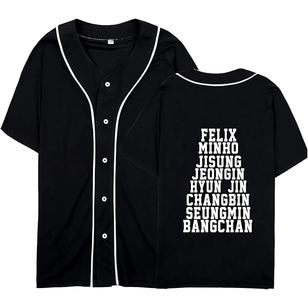 Amazon.com: SKZ Baseball Jersey Skz Felix Bangchan Hyunjin
