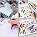 TOODOO 36 Pieces Fineliner Color Pen Set, 0.38 mm Colored Sketch Drawing Pen, Porous Fine Point Markers for Journal and Note Taking without Bleeding Paper