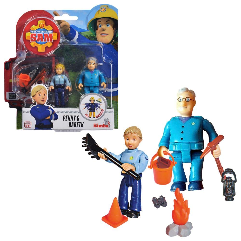 Penny & Gareth | Fireman Sam | Play Figures Set | Simba Toys