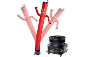 VEVOR Inflatable Tube Man with Blower, 10 ft Tall, Wacky Waving Wind Flying Inflatable Dancing Tube Guy with 3/4 HP IPX3 Wate