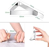 lmytdo Table Cloth Clip 12 Pack Stainless Steel Clips for Outdoor Indoor Tables view 5