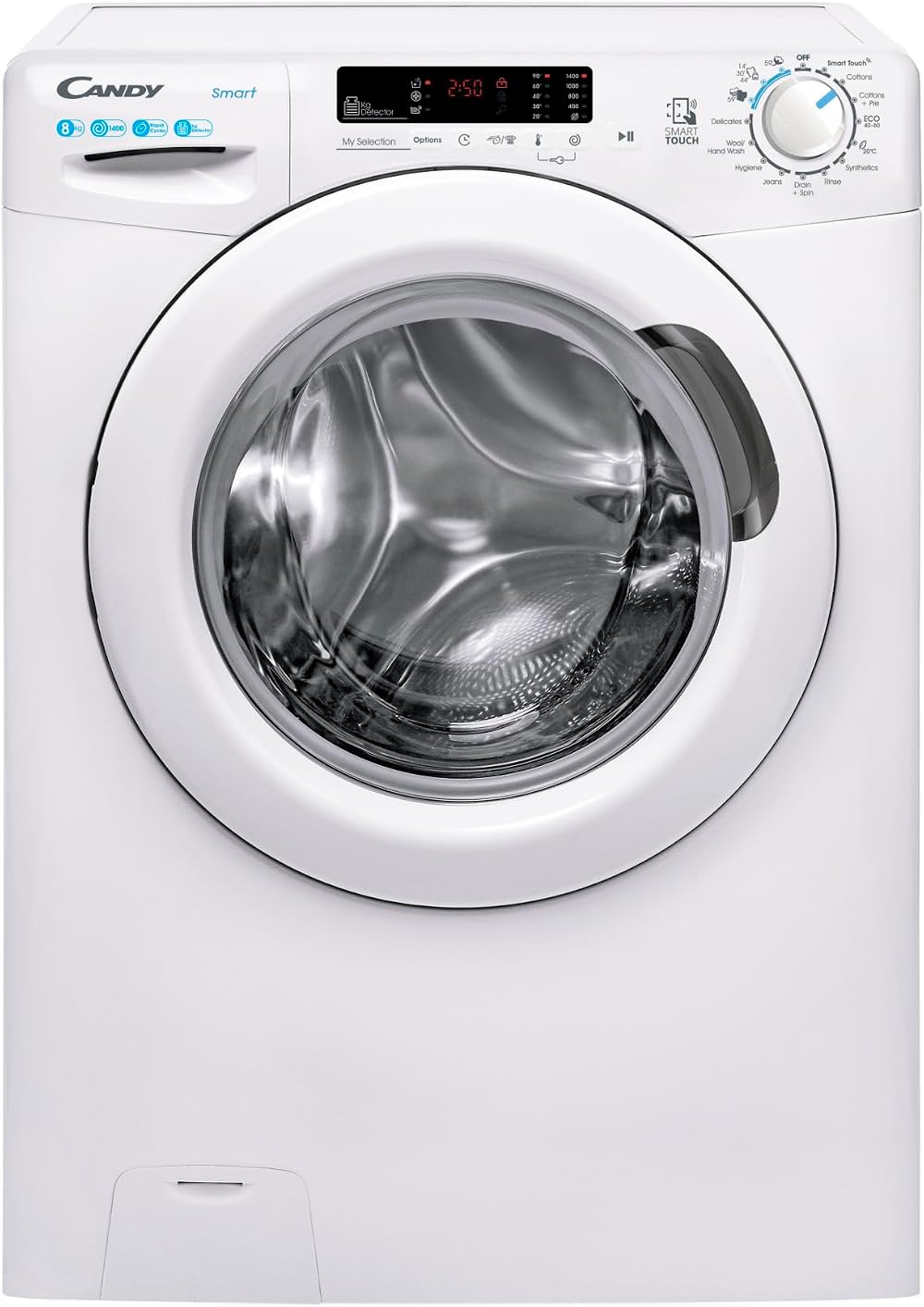 Candy MyChoice CS1482DW4 Smart Washing Machine 8kg 1400rpm NFC White
