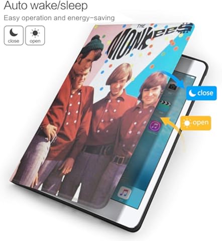 Wehoiweh The-Monkees Carcasa antiarañazos delgada y ligera con soporte ajustable, función de reposo/despertador, protección trasera para iPad Air3 10.5 iPad Air3 10.5 talla única