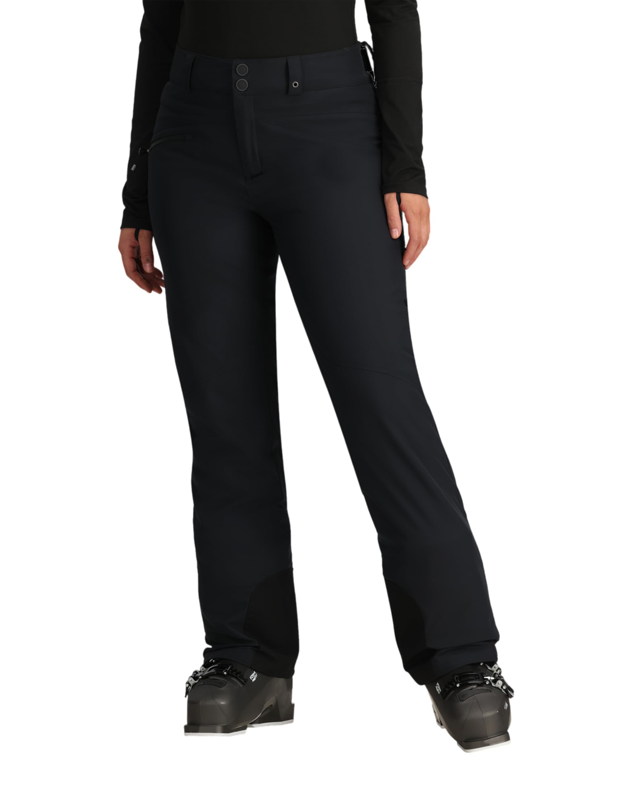 Obermeyer Womens Malta Snow Ski Pants, Thermore Insulated and Waterproof for Skiing & Snowboard, Black, Size 8