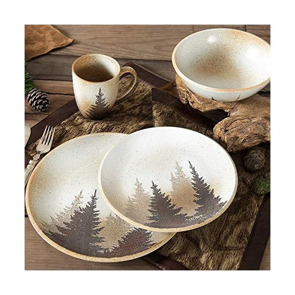 Paseo Road by HiEnd Accents Rustic Dinnerware Set Clearwater Pines