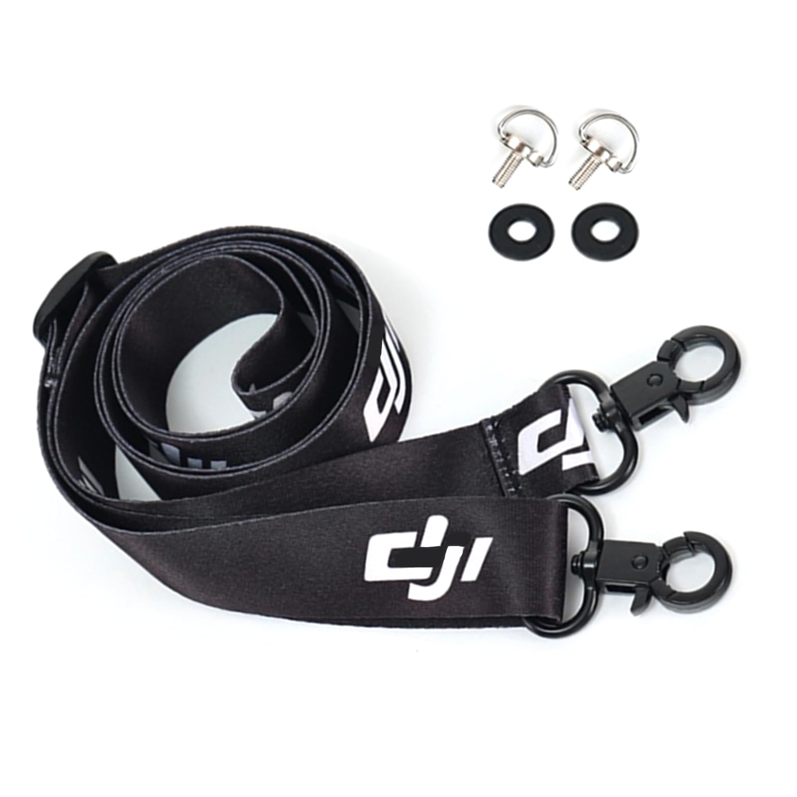 MODJUEGO Neck Strap Lanyard Sling Accessory for DJI mini 4pro/air2s/air3 Rope with Screen Remote Control Replacement Sling Accessories, Black, 76-140 cm, Black, 76-140 cm