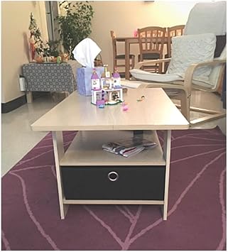 Amazon Com Industrial Coffee Table Organizer With Drawers Bins