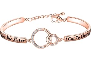 LQRI Friendship Bracelet Soul Sister Gift You Are the Sister I Got To Choose Bestie Gift Bridesmaid Gift Cousin Sister Gift