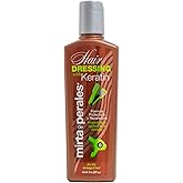 Mirta De Perales Hairdressing with Keratin Leave-In Cream | Heat Protectant & Daily Styling Treatment with Hydrolyzed Keratin & Pro-Vitamin B5 | Strengthens, Restores Elasticity & Shine
